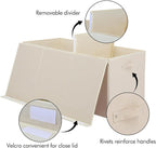 Extra Large Toy Box 167L, Sturdy Toy Storage Chest Organizer Bin Baskets with 2 Removable Divider for Boys, Girls, Kids, Nurs