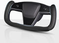 Steering Wheel Cover for Tesla Yoke Steering Wheel, Car Steering Wheel Cover for Tesla Model S/Model X Accessories (Black)