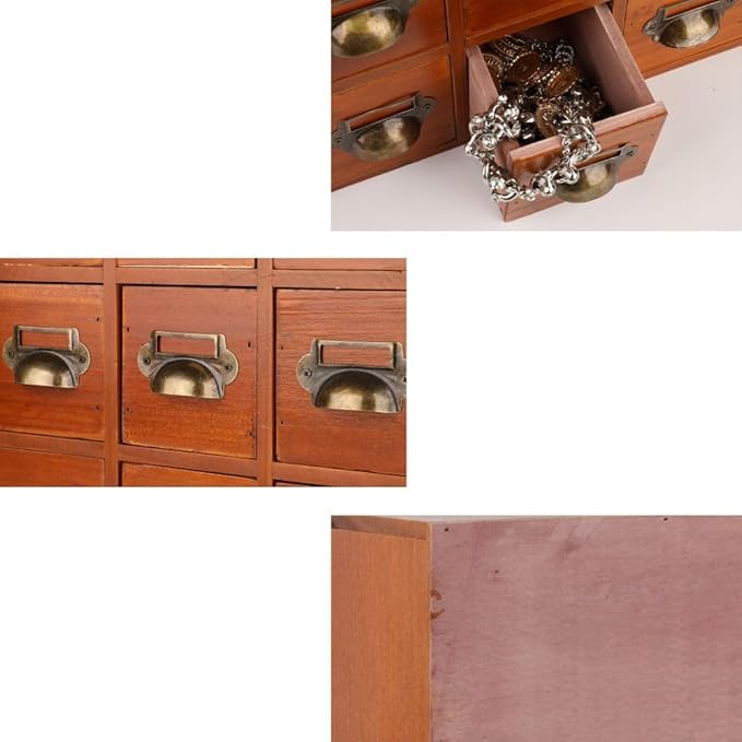 Apothecary Drawers Apothecary Cabinet with Drawers Card Catalog Cabinet Wooden Card Catalog Wooden Storage Box for Desktop Or