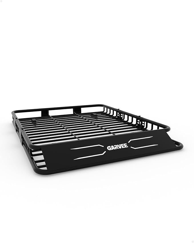 GarveeLife 64 in x 50 in Universal Roof Rack Basket, 200 LBS Capacity Rooftop Cargo Carrier Basket with Extension Luggage Rack Heavy Duty for SUVs, Trucks, Vehicles