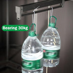 Pull-Out Clothes Rail, Extendable Clothes Hanger, Bearing 30kg, Valet Rods for Closets, Silent Slide Wardrobe Hanger, Closet 