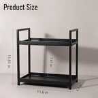Anyoifax Bathroom Counter Organizer 2 Tier Vanity Storage Countertop Shelf Makeup Organizer Perfume Tray Skincare Holder for 
