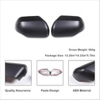 Car Door Rear View Mirror Cap Trim Cover Compatible with Toyota Tundra/Sequoia 2022-2025 Outside Side Rearview Mirror Protector Decoration ABS Accessories, Only Fit With Turn Signal Lights Version