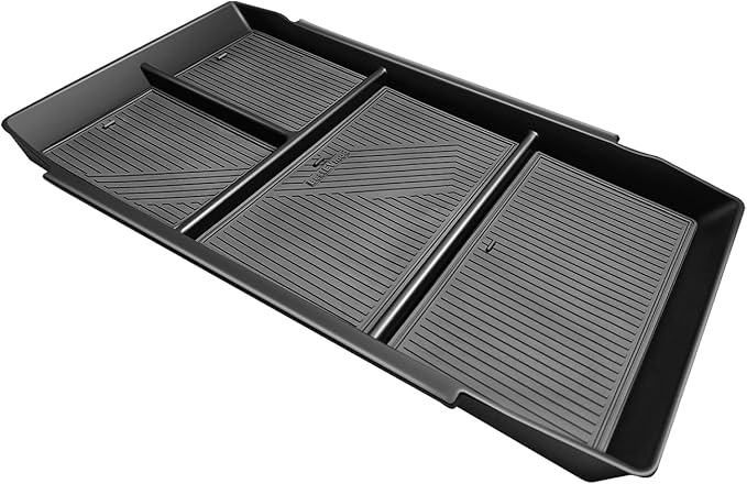BestEvMod Lower Center Console Organizer Compatible with Honda Prologue 2026 2025 2024 Interior Accessories Floor Console Tray Storage ABS Material with PVC Trim