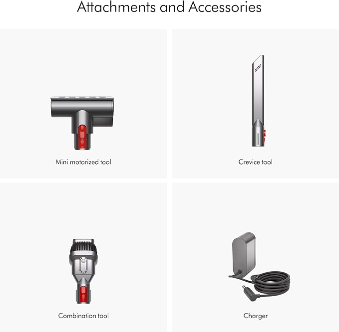 Dyson Car+Boat Handheld Vacuum, Cordless and Lightweight, Cleans Hard Surfaces and Upholstery, 115AW, 2 Power Modes, Up to 50