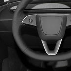 MEWANT DIY Stitching Steering Wheel Cover Wrap for Tesla Model 3 Highland 2023-2025/Model Y 2025 Highland for Tesla Model 3/Model Y Accessories