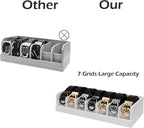 Belt Organizer for Drawer - Bamboo Belt Storage Organizer | Belt Rack for Closet Wall Mount Men Women Tie Sock Bra Scarf Ribb