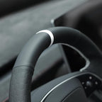 MEWANT DIY Stitching Steering Wheel Cover Wrap for Tesla Model 3 Highland 2023-2025/Model Y 2025 Highland for Tesla Model 3/Model Y Accessories
