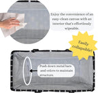 NGIL Extra Large Utility Tote Reusable Grocery Bag Oversized Collapsible for Groceries, Storage, Picnic, Beach (Arrow-black)