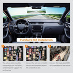 WOLFBOX USB C Hardwire Kit for G850PRO/G840S/G930/G850/G900/G840H/i07/i17/X5/X5 Duo/X3 Dash Cam, not Suitable for G890/G900 PRO/G900 Tripro, Parking Monitor with Multiple Size connectors