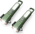 Emergency Car Flashlight with 6 Lighting Modes, Flashlights Emergency Kit Escape Hammer with Seatbelt Cutter & Window Breaker