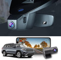 Fitcamx Front 2K+Rear 1080P Dash Cam Adapts for Volkswagen Atlas 2018-2026 (Model B, Wide Body) & Cross Sport 2020-2026, OEM 