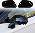 CKE Compatible with Toyota Camry 2026 2025 2024 2023 2022 2021 2020 2019 2018 Accessories Car Exterior Door Side Rearview Mirror Guard Cover Trim Caps -Glossy Black