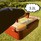 7L-1, 3.2L-2, Airtight Kimchi Container with Handle, Multi-Purpose Food Storage Box,Translucent lid container,Kimchi Fermenta