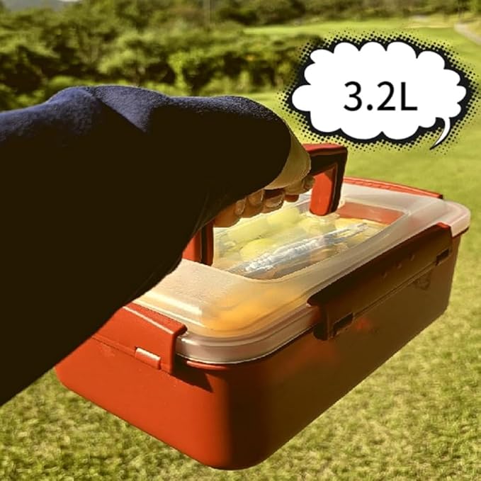 7L-1, 3.2L-2, Airtight Kimchi Container with Handle, Multi-Purpose Food Storage Box,Translucent lid container,Kimchi Fermenta