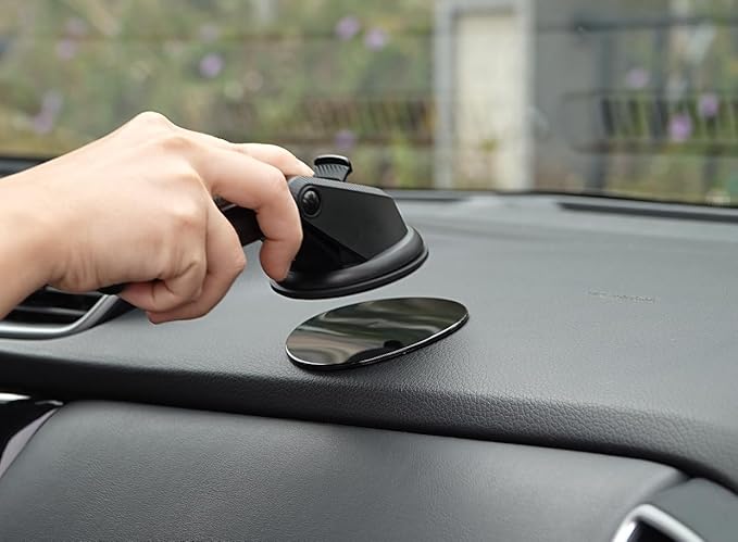 Dashboard Pad Mounting Disk for Suction Cup Phone Mount & GPS & Dashboard Camera 3.25" L Heat-Resistant Suitable for Curved Surface Textures and Flat Surfaces,2-Piece Set
