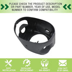 Upper & Lower Steering Column Trim Cover Kit Compatible with 2001-2002 Chevy Tahoe Suburban Silverado GMC Yukon Sierra Replaces 26078127