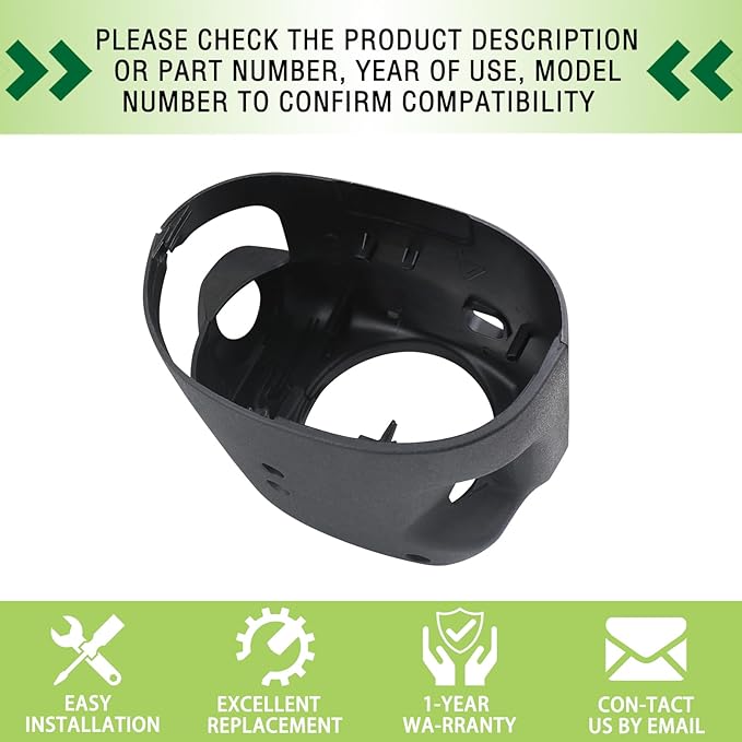 Upper & Lower Steering Column Trim Cover Kit Compatible with 2001-2002 Chevy Tahoe Suburban Silverado GMC Yukon Sierra Replaces 26078127