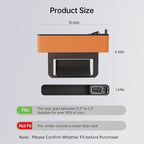 Car Seat Gap Filler Organizer with 69W Retractable Car Charger & Bluetooth Earpiece for Driving Calls, Car Accessories with Trucker Headset, Fits Sedans, SUVs, Pickup Trucks & Crossovers