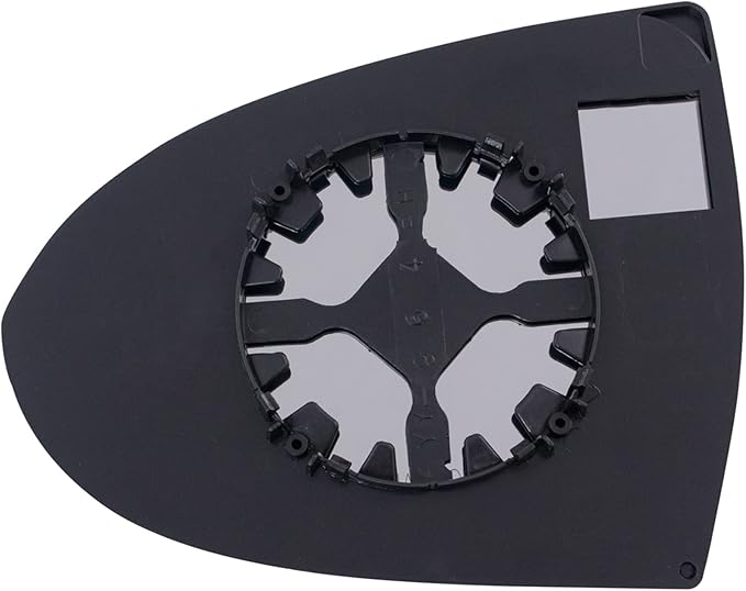 TRQ Passenger Side Mirror Glass with Backing Plate Snap On Clear Compatible with 2011-2016 Kia Sportage KI1325112
