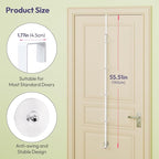 SWTYMIKI Over Door Hat Organizer - 2 Packs Metal Wall Mounted Hat Rack with 5-Tier Dual Hooks Design, Hanging Baseball Cap Or