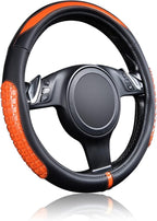 Flying Banner car Steering Wheel Cover Gel Massage Velvet Cool Warm Universal Size 15 inches SUV Truck Anti Slip Odorless Sum