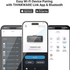 THINKWARE Q200 2K 1440P QHD Dash Cam for Cars, WiFi, WDR, Speed Red Light Cam Alerts, ADAS, 256GB Max, Parking Monitor, Super
