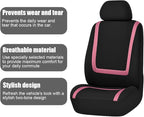 BELOMI Car Seat Covers Only, Breathable Premium Cloth Auto Seat Cover, Universal Front and Rear Seat Covers, Automotive Inter