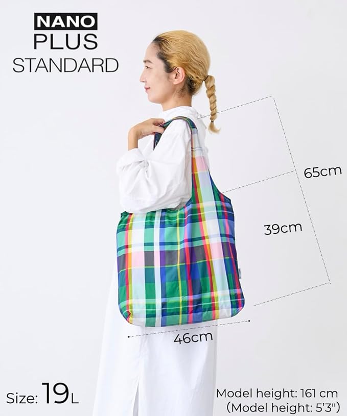Compact Reusable Grocery Tote Bag – Lightweight, Foldable & Packable Shopping Bag for Travel