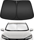 ARISMOTOR Windshield Sun Shade for Ni-ssan Leaf 2018-2025, Custom Fit Foldable Front Window Sunshade Sun Visor Protector, Block UV Rays Keep Your Car Cooler
