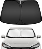 ARISMOTOR Windshield Sun Shade for Ni-ssan Leaf 2018-2025, Custom Fit Foldable Front Window Sunshade Sun Visor Protector, Block UV Rays Keep Your Car Cooler