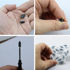 60 Pcs Tire Repair Rubber Nail, Tire Repair Nail Tire Repair Rubber Screws Fast Tool Self-Service Tire Repair Nail Vacuum Sui