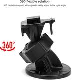 ASHATA Auto Recorder Stand Dash Camera Bracket, Dash Camera Sucker Car Recorder Holder Dashboard Suction Cup Dash Cam Mount, for Navigator Rearview Mirror (2pcs)