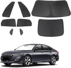 TINGLU Window Shades for Honda Accord 2023-2026 Accessories Car Side Full Windows Windshield Sun Shade Sun UV Rays & Privacy Protection for Camping,Napping,and Relaxing 8PCS