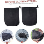 Alipis 2pcs Car Rearview Mirror Covers Waterproof Snow Rain Protector Thickened Oxford Cloth for Winter Use Suitable for Vehicles