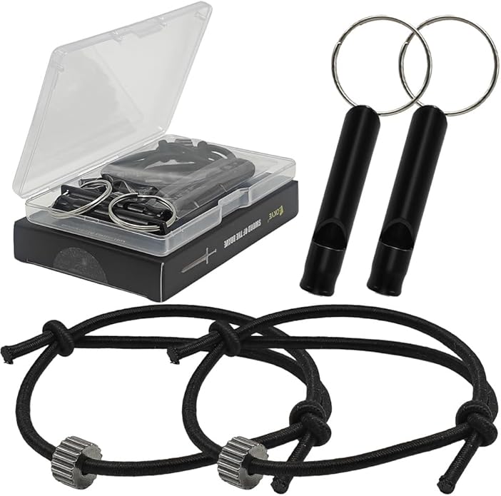 Military-Grade Tactical Survival Bracelet - EDC Carbon Fiber Tungsten Carbide Glass Breaker, Anti-Detach Elastic Wrist Band f