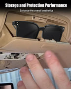 Sunglass Box Console Case Holder Fit for VW Jetta MK6 Passat B7 2011-2018, Overhead Console Glasses Holder Replace 56D868837A 5C6868837 Y20, Grey