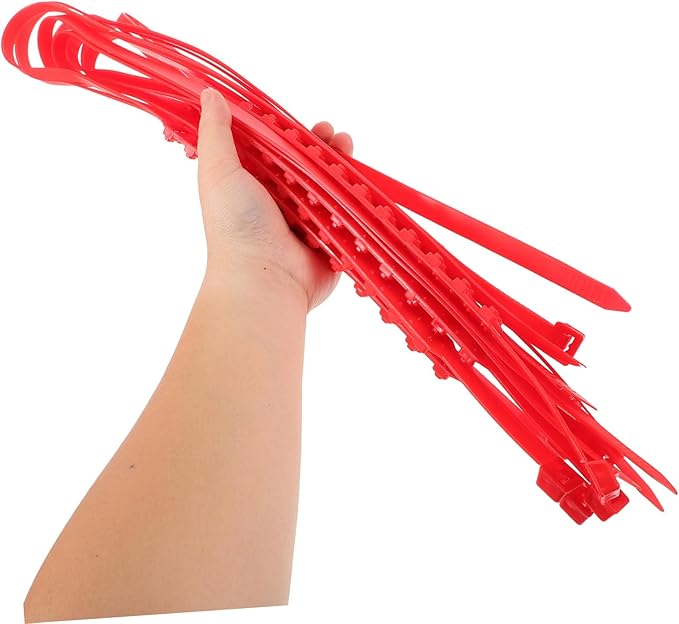 20Pcs Durable Car Snow Chains Skid Zip Tie Traction Devices for Trucks Electric Vehicles Cars Easy Installation Wide Fit for 