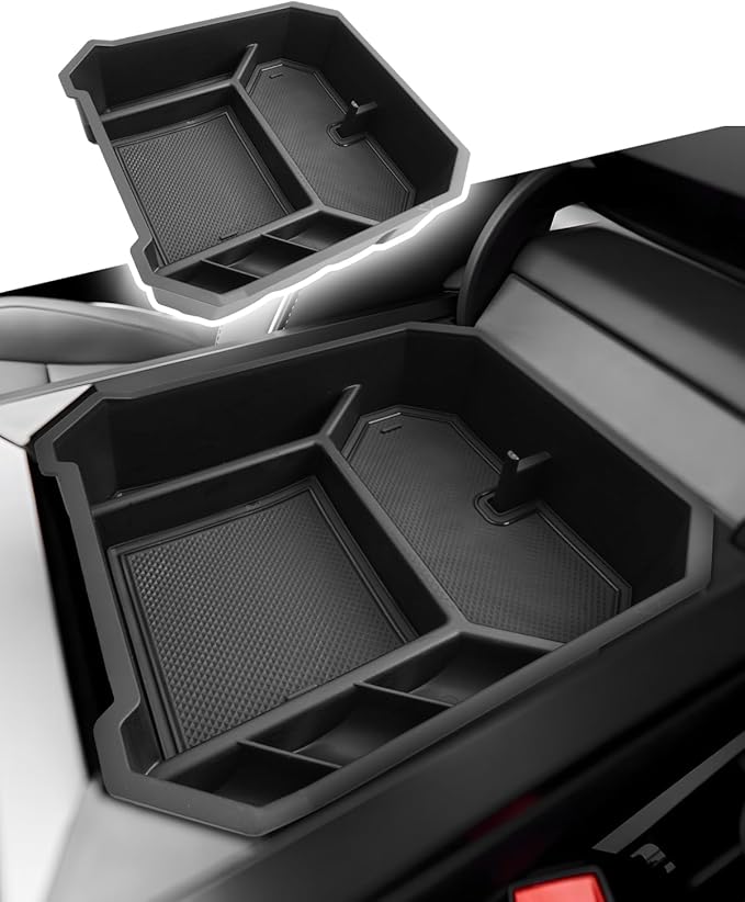 CDEFG for 2024 Tesla Cybertruck Center Console Organizer Tray for Cyber Truck 2024 Accessories Armrest Storage Box Insert Tray for Cybertruck 2024 Arm Rest Middle Organizer