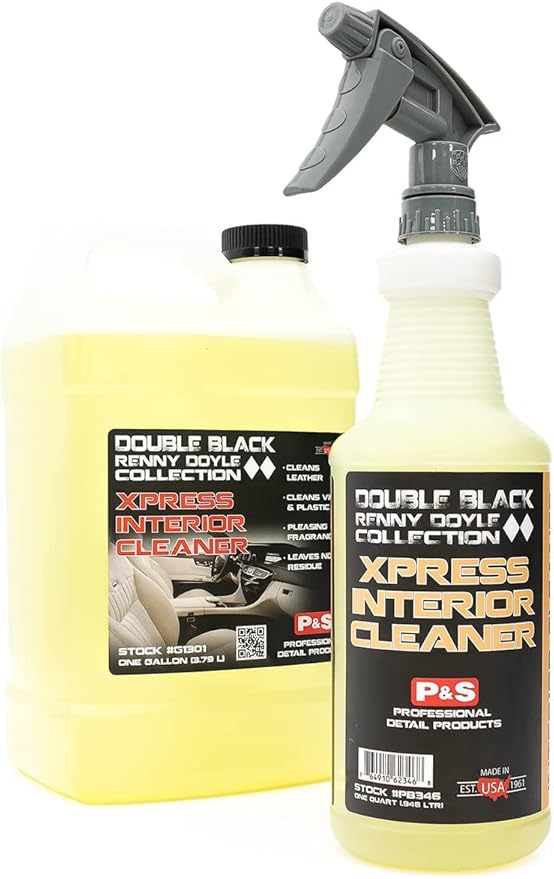 P & S PROFESSIONAL DETAIL PRODUCTS - Xpress Interior Cleaner - All-in-One Solution for Removing Traffic Marks, Dirt, Grease, 