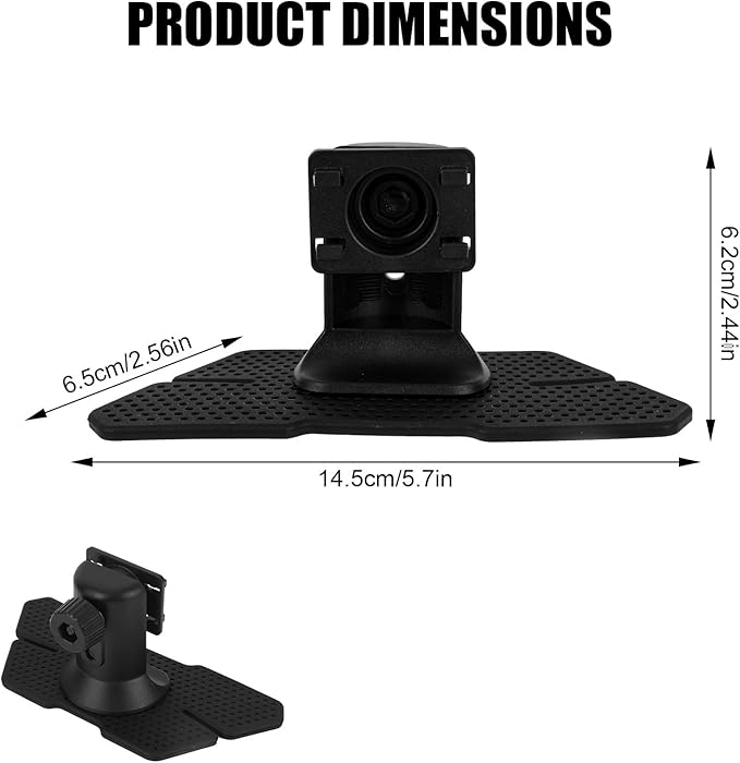 Mount for Carplay Portable, Easy Installation Adhesive Stand Holder Compatible with Carplay Screen for Car Dashboard