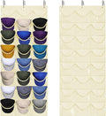 Dofilachy Hat Rack - Hat Organizer - Hat Racks for Baseball Caps, Visible Hat Holder - Baseball Hat Rack for Wall Door with 3