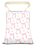 Car Trash Can, Durable Hanging Car Trash Garbage Bag, Cute Automotive Garbage Cans Organizer, Cute Pink Bow
