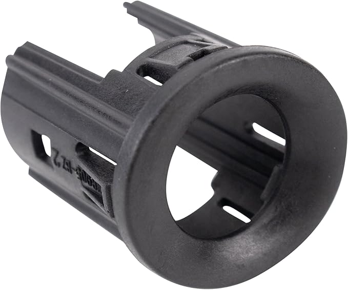 TRQ Rear Parking Assist Sensor Bezel Set Black Compatible with 2014-2019 Chevrolet Silverado 1500 2015-2019 Silverado 2500 HD