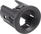 TRQ Rear Parking Assist Sensor Bezel Set Black Compatible with 2014-2019 Chevrolet Silverado 1500 2015-2019 Silverado 2500 HD