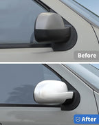 Rear view Mirror Fully Caps Covers Compatible with 2007-2014 Chevy Silverado GMC Sierra Avalanche Tahoe Suburban Yukon Escalade ESV Left Right Side View Mirror Cover Caps, Silvery
