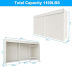 Ulif E13C Max Heavy Duty Closet Organizer System，Freestanding Clothing Racks for Hanging Clothes，Adjustable Garment Rack 86" 
