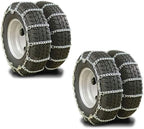Mytee Products Pewag (Set of 2) 22.5" Twist Link Snow Tire Chain for Semi Trucks - Emergency Tire Traction Grip Chains - Snow