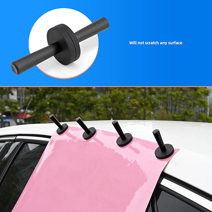 EHDIS Vinyl Wrap Magnets Car Wrap Magnet Holder for Sign Vinyl, Car Wrapping & Crafts Sign Making Vinyl Application Magnets-Pack of 8