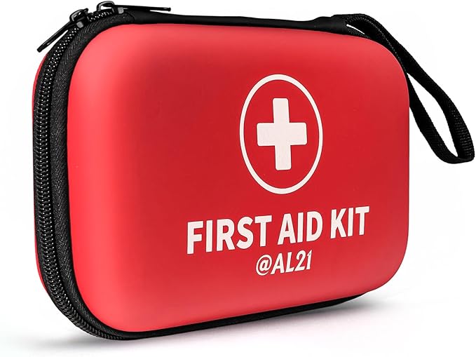 All-Purpose First Aid Kit 184 Pieces, Emergency Kit for Home, Travel, Car, Business, Worksite and Office, Portable Emergency 